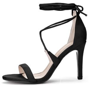 Black Strappy Heels
